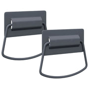 Maniglie per Armadi 2 pz Antracite 85 x 45 mm Metallo CFW7546854