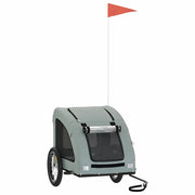 Rimorchio da Bici per Animali Grigio Oxford e Ferro CFW3366288