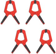 Veerklemmen 4 pezzi - Multifunzionali - Alta forza di chiusura - Maniglie in gomma - Ampia superficie di applicazione - Dimensioni 110mm x 105mm