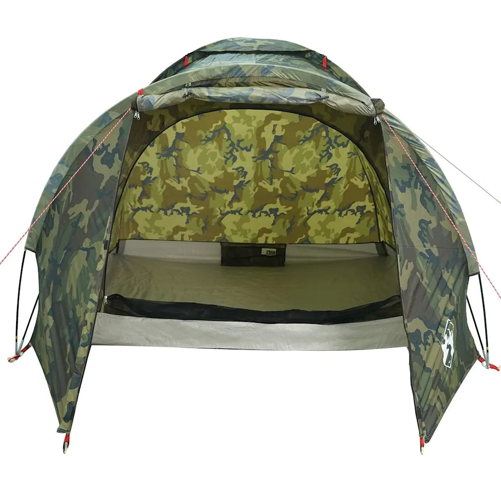vidaXL Tenda da Pesca per 2 Persone Mimetica Impermeabile