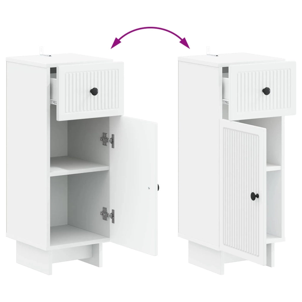 Mobiletto da Bagno EDE Bianco 30 x 31 x 80 cm 895945