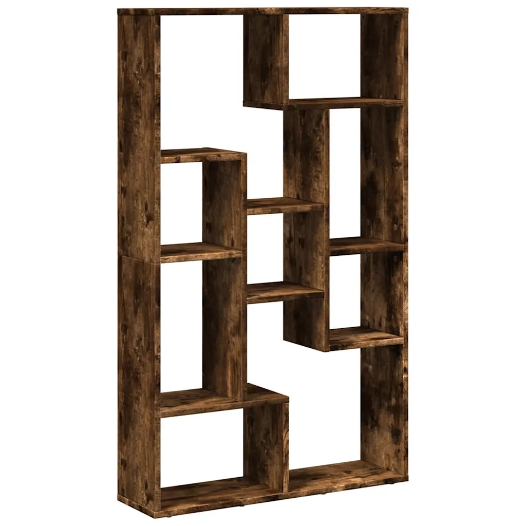 Libreria Rovere Fumo 72x20x120,5 cm in Truciolato 858160