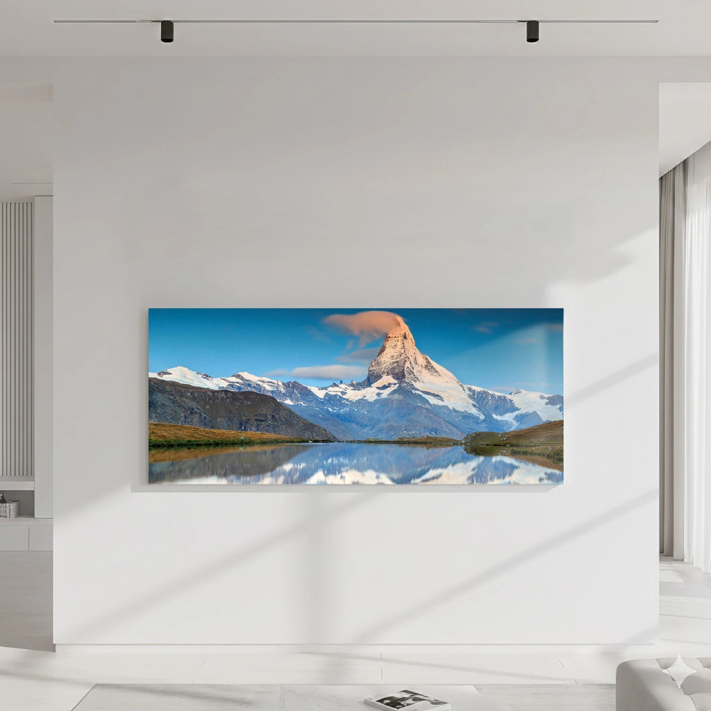 Quadro Moderno su Tela per Soggiorno e Camera da Letto 40x120 cm - Stampa Professionale su Telaio in Legno con Gancio Integrato - Dipinto Panoramico Decorativo da Parete. ASS3-DIS1