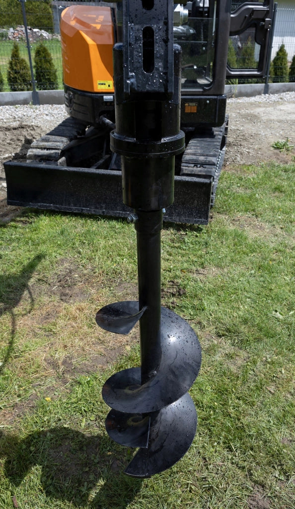 Trivella Idraulica per Escavatore 4T – Punta 30x110 cm | Costruzione Robusta, Montaggio Rapido