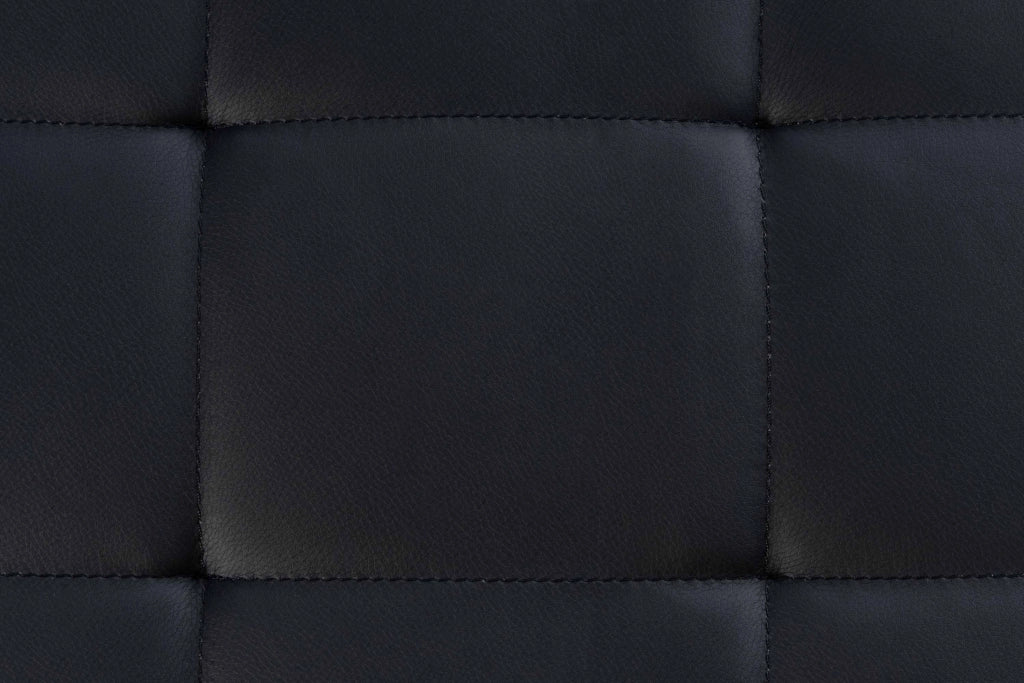 Panchina design Barci in similpelle nero