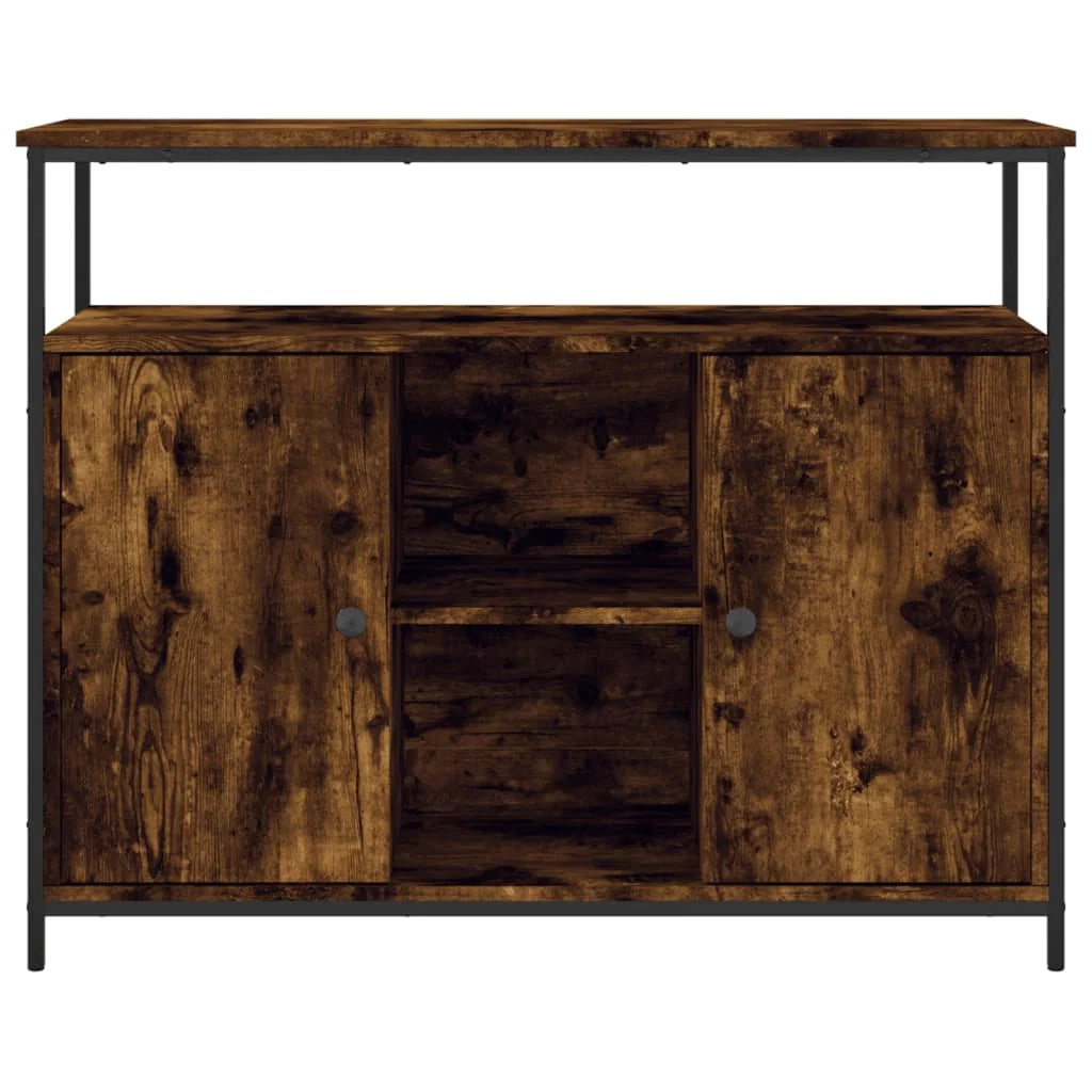 Buffet credenza cassettiera armadio mobile contenitore organizer per cucina soggiorno salotto 100 x 35 x 80 cm legno ingegnerizzato marrone 02_0030834