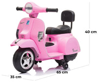 Piaggio Mini Vespa PX150 Elettrica 6V per Bambini Rosa