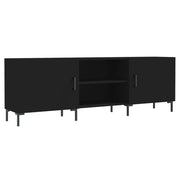 Mobile TV multimediale scaffale TV mobile TV sala da pranzo soggiorno camera da letto 150 x 30 x 50 cm legno ingegnerizzato nero 02_0026005