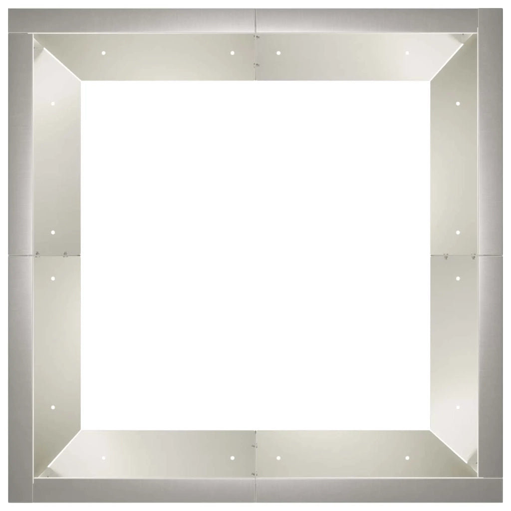 Muro di contenimento 4 pz 100 x 100 x 30 cm Acciaio Inox 3449202