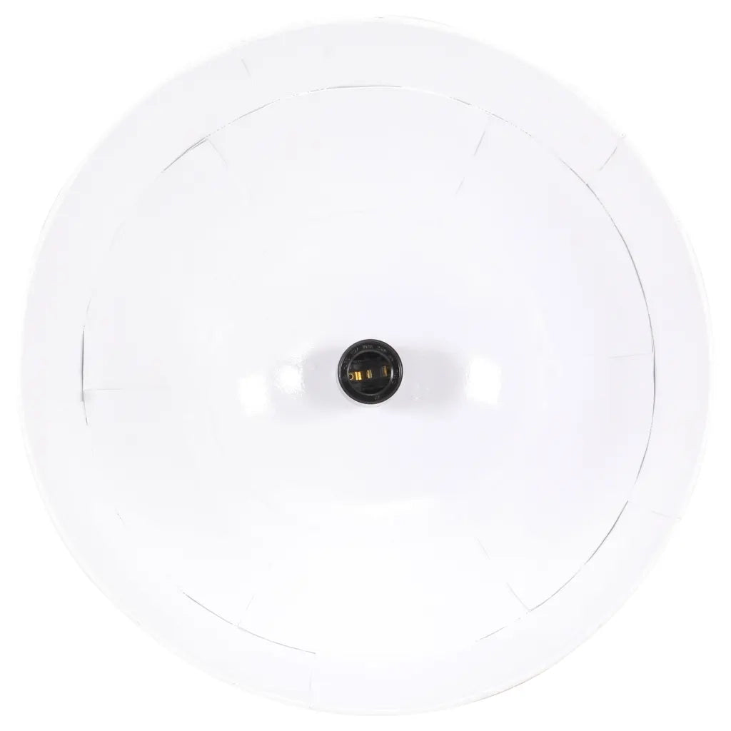 Lampada Industriale Vintage 25 W Bianca Rotonda 31 cm E27 cod mxl 70536