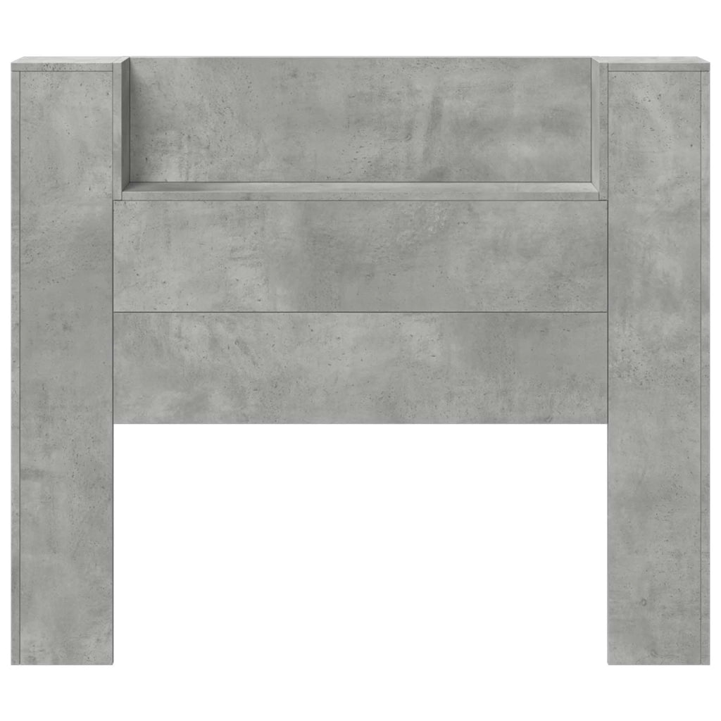 Testiera Grigio cemento 120 x 16,5 x 103,5 cm Legno multistrato 3418659