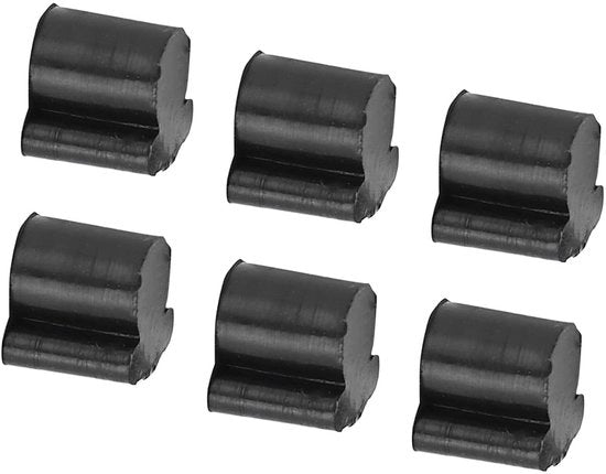 Panno di gomma gelidofono - Vano di regolazione - 7 pezzi - Gomma elastica - Duraturo - Adatto per Tuba Eufonica - Accessorio per strumenti