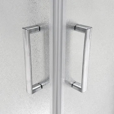 Box doccia angolare 90x90 cm doppio scorrevole vetro stampato Tay