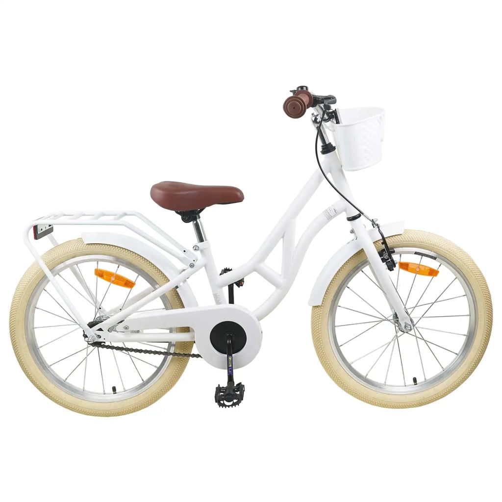 Bicicletta per Bambini 24 Pollici per 8-12 anni Bianco 42009699