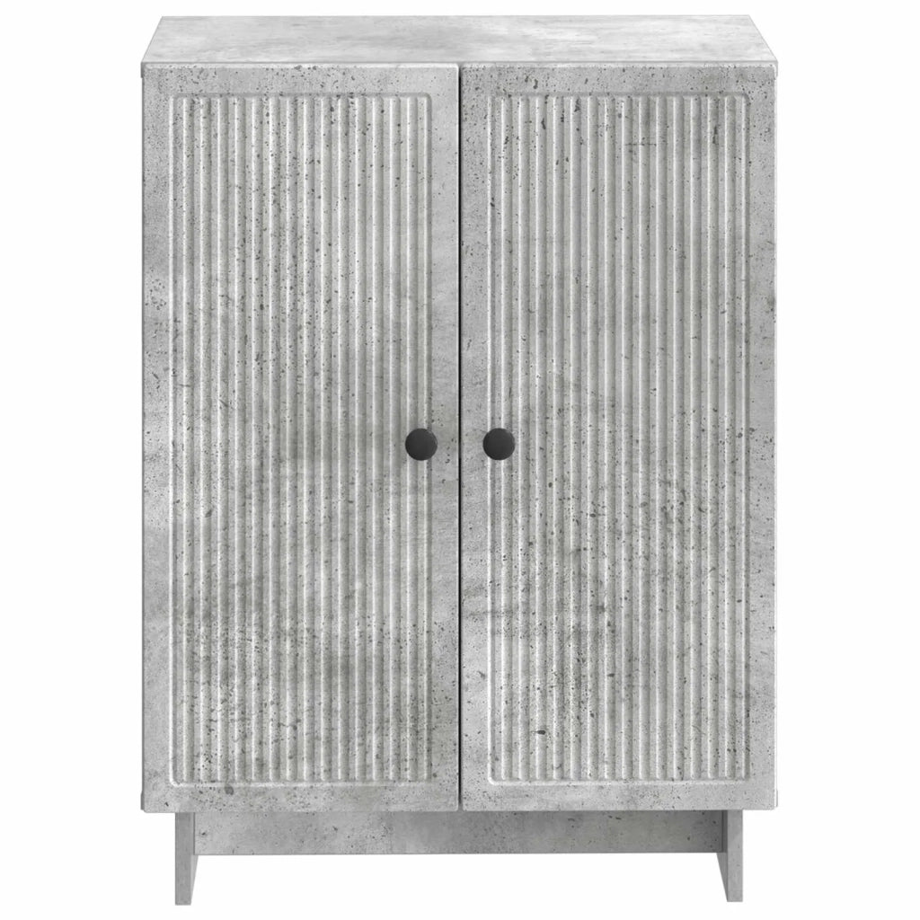 Mobiletto da Bagno EDE Grigio Cemento 59,5 x 31 x 80 cm 895958