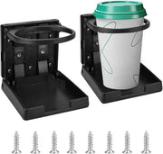 Set di 2 supporti per bicchieri, supporto per pentole pieghevole, supporto per bottiglie regolabile, supporto per bicchieri, supporto per tazze, supporto per bicchieri pieghevole per barche, auto, camion, accessori per camper