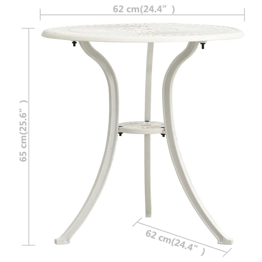 Set da Bar 3 pz in Alluminio Pressofuso Bianco cod mxl 39232