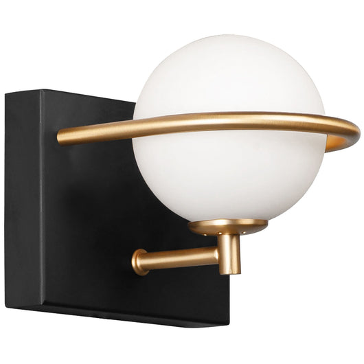 Lampada Da Parete APP1220-1W Black Gold
