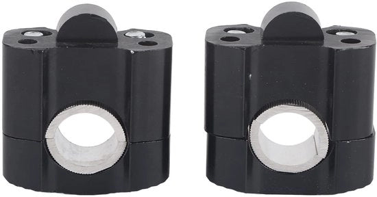 Manubrio per motocicletta in lega di alluminio - Set di 2 - Facile da installare - Durevole e di alta qualità - Stampo per manubrio con clip
