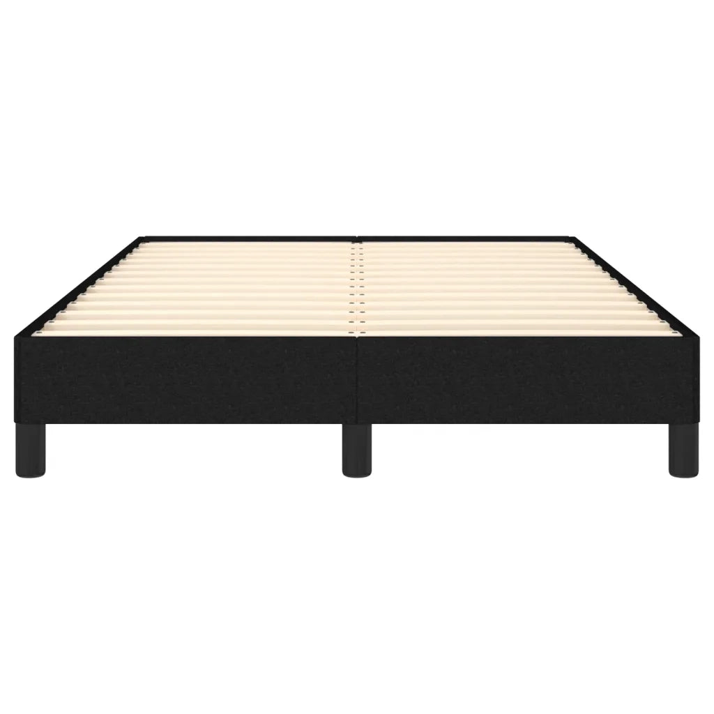 Giroletto senza Materasso Nero 120x190 cm in Tessuto
