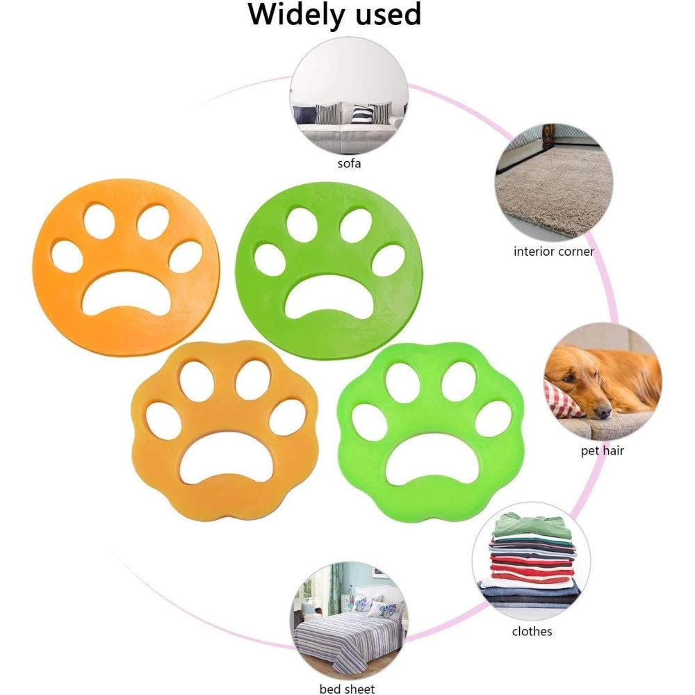 Trade Shop - Set 5 Rimuovi Peli Cane E Gatto Dai Vestiti In Lavatrice E Asciugatrice Silicone -