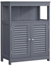 Cassettiere da bagno - Cassettiera da lavabo - Cassettiera da parete - Cassettiera da pavimento - Cassettiera da ripostiglio - Cassettiera angolare da bagno - MDF - Grigio - 30 x 60 x 80 cm (D x L x A)