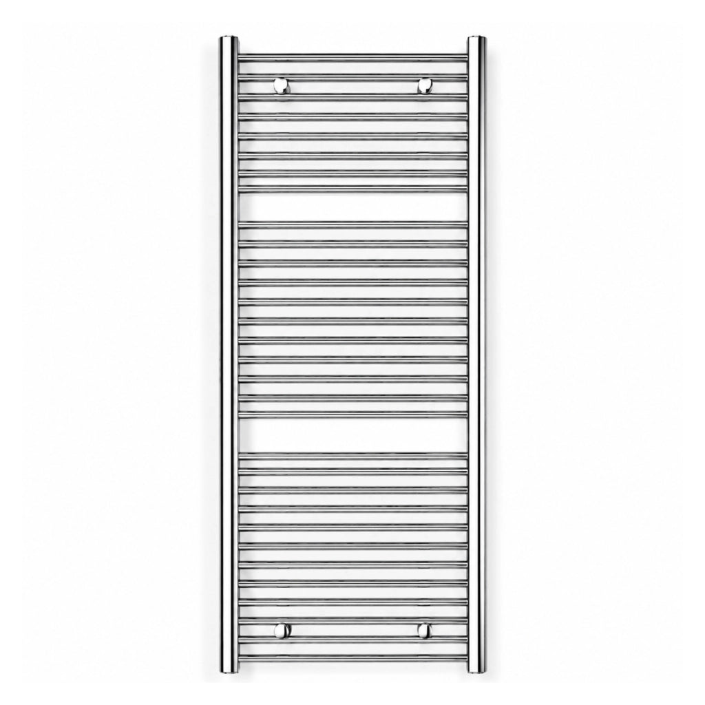Termoarredo bagno cromato in acciaio per scaldasalviette a muro *** misure h1650xl600xi550 31 tubi, pezzi 1
