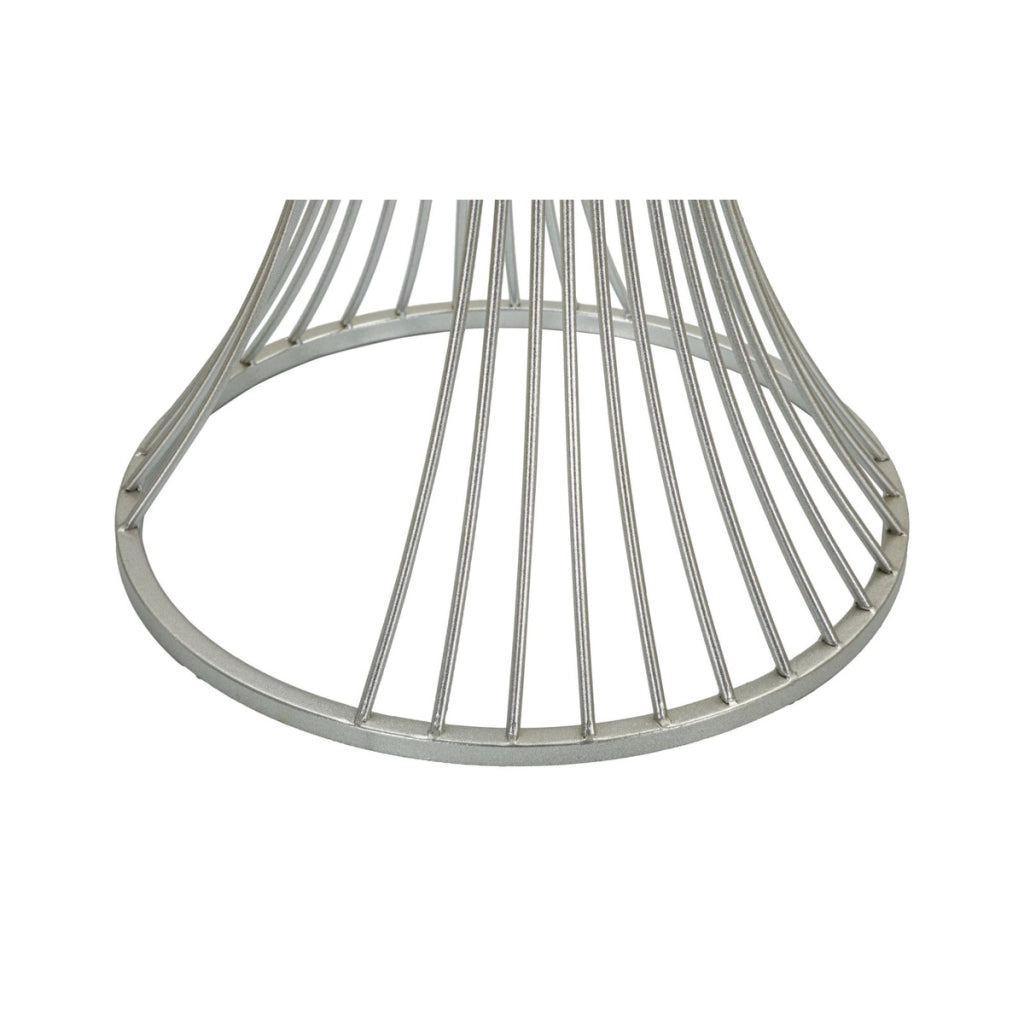 Tavolino VKH581, Argento, Marmo, 50x50x100 cm