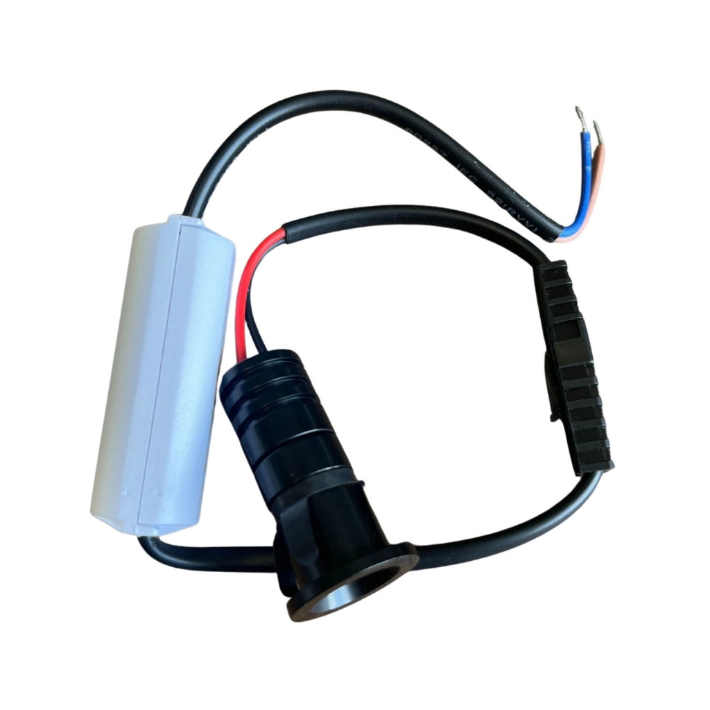 2 Pezzi Mini Faretto Led Da Incasso Rotondo, Carcassa Nera 3000K, 1W 80LM 220V, Ø22*40mm, Foro 17mm, Angolo 15° IP20