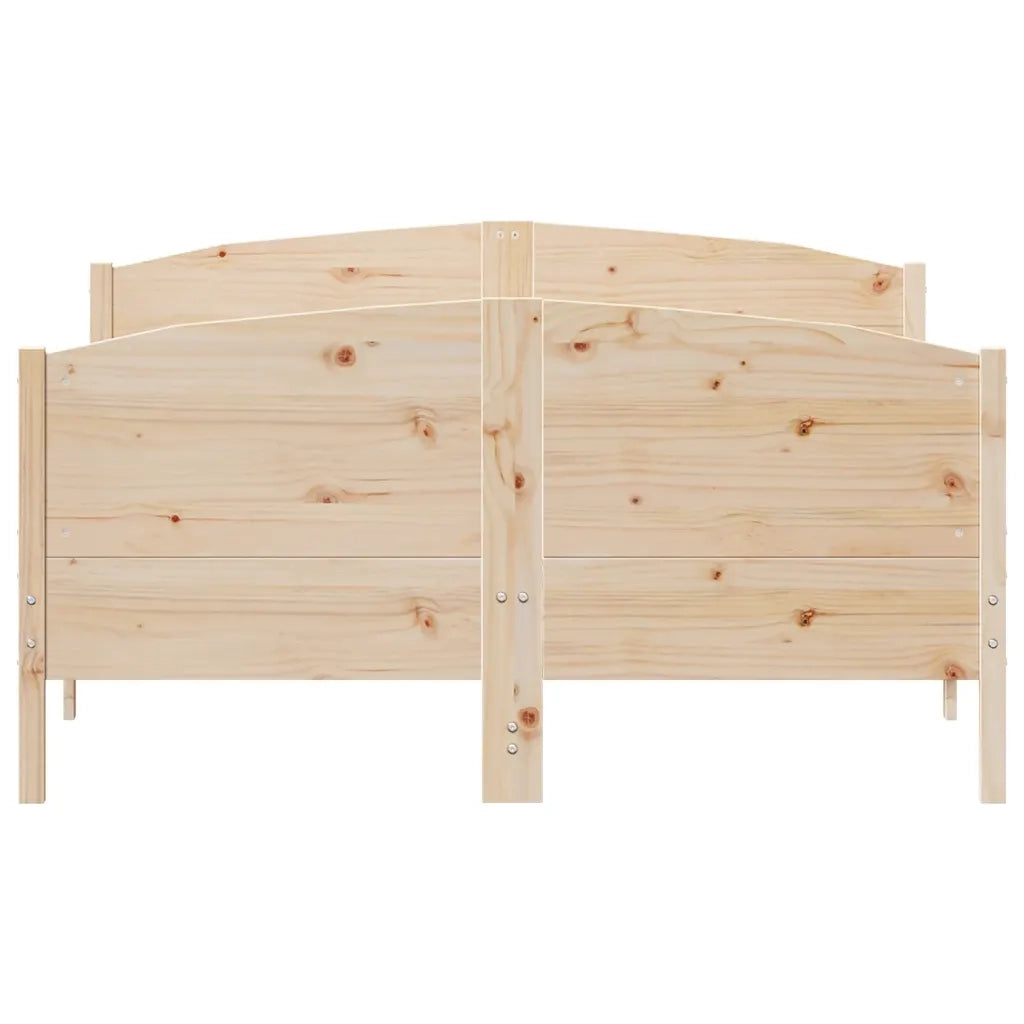 Giroletto senza Materasso 160x200 cm in Legno Massello di Pino