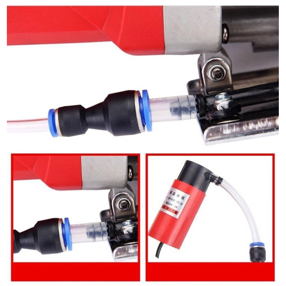 Trade Shop - Tracciatrice Scanalatrice A Disco 5 Dischi Scanalatore Muro 2800w Pompa Acqua -