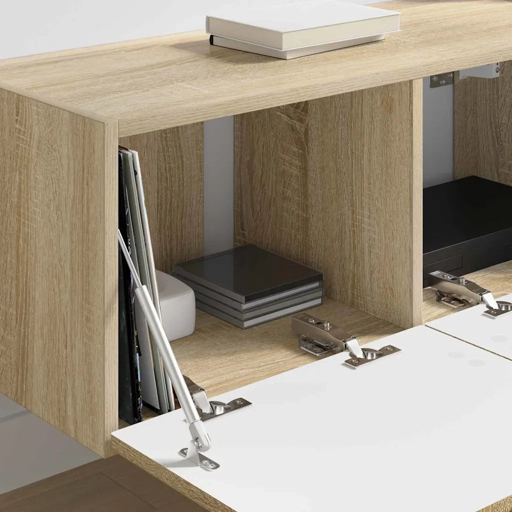 Mobile TV da parete 2 pcs Sonoma 78,5 x 31 x 29,5 cm 892214