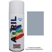 SMALTO SPRAY ACRIL COLOR AREXONS - GRIGIO FINESTRA RAL 7040 ML 400- 6 pezzi