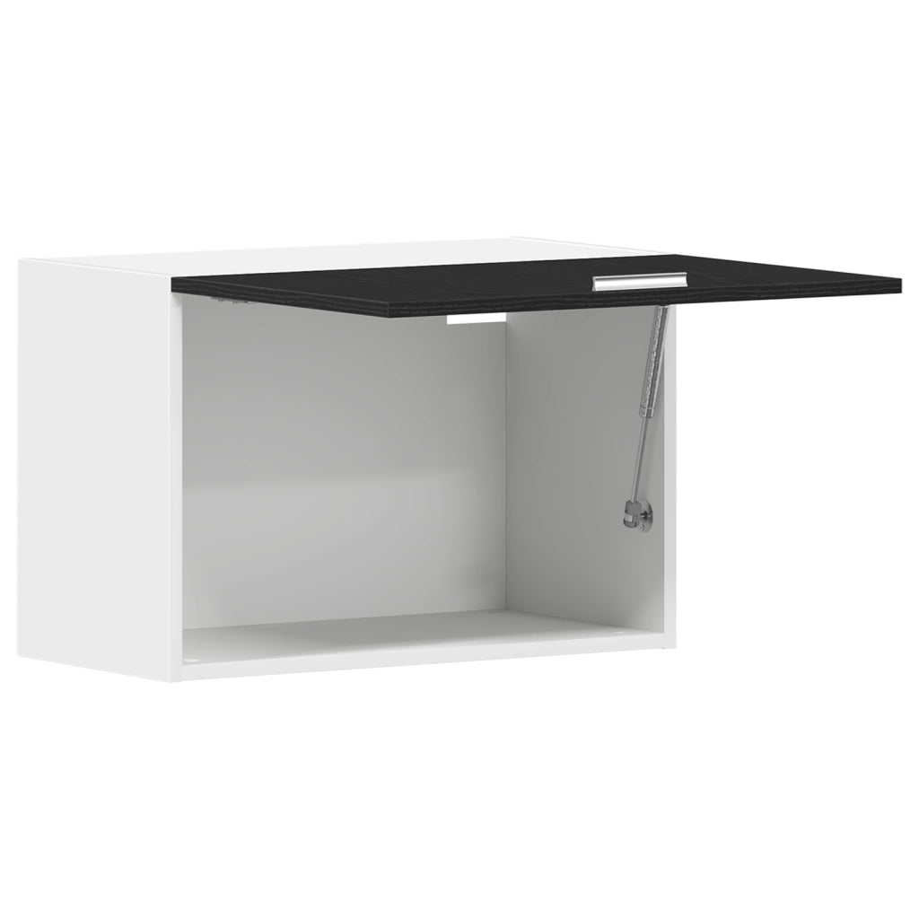 Armadio a Sospensione  in Rovere Nero - 60x31x60 cm, Realizzato in Legno Ingegnerizzato