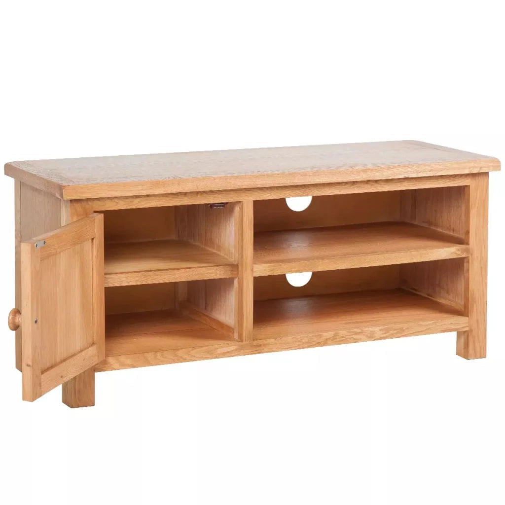 Pratico mobile porta TV/credenza di design 103 cm legno massello di rovere 2502263