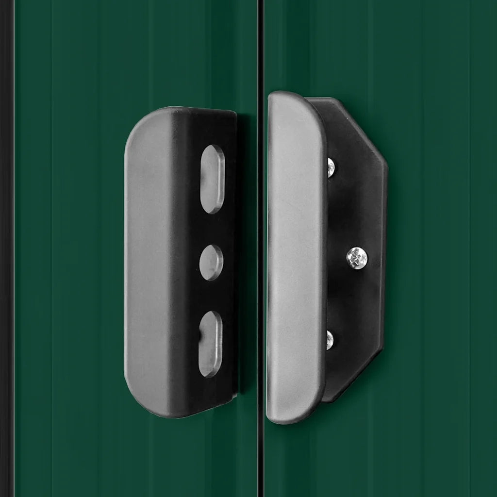 Capanno per Attrezzi in Metallo Verde 257x205x178 cm cod mxl 42871