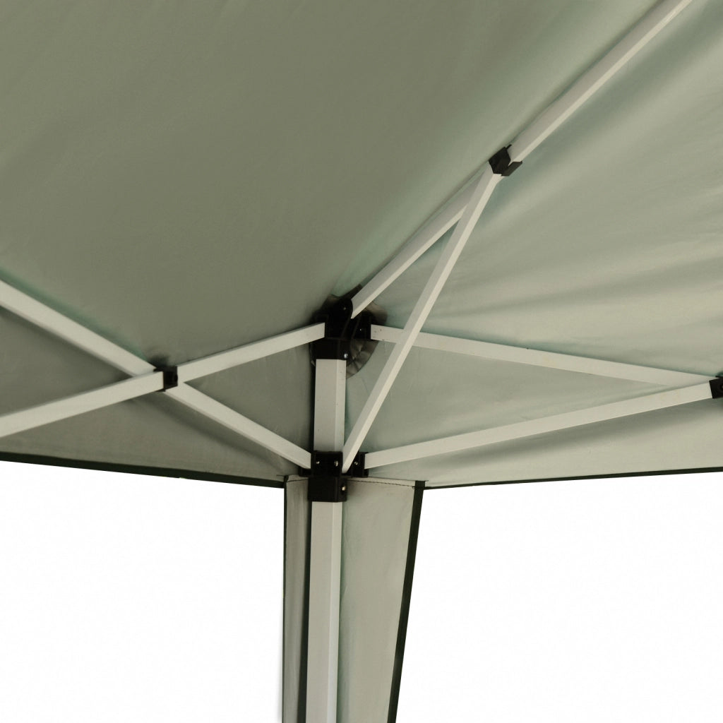 Tenda da Giardino 3x3 m Pieghevole ¨C zephmum ¨C Verde Impermeabile Anti-UV