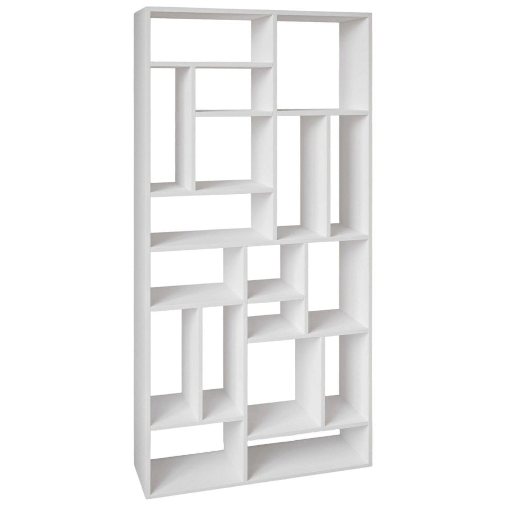 Libreria in legno "Nicola" - 90 x 30 x 180 cm - Bianco