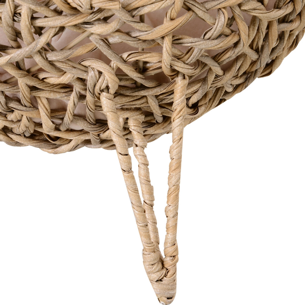 Cuccia sopraelevata per gatti ¨C Xylo ¨C resina intrecciata effetto rattan beige ? 52 x 58H cm