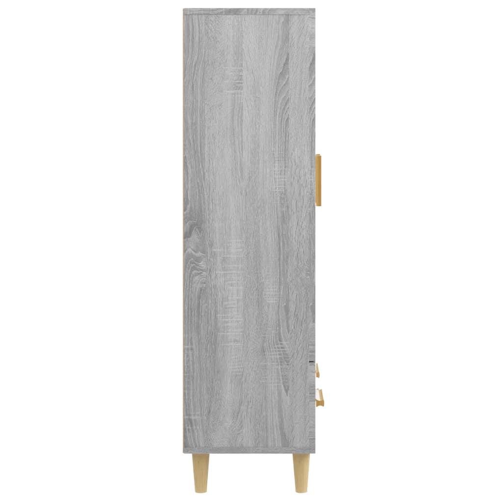 Buffet credenza cassettiera armadio mobile contenitore organizer cucina soggiorno salotto Sonoma 70 x 31 x 115 cm legno ingegnerizzato grigio 02_0036506
