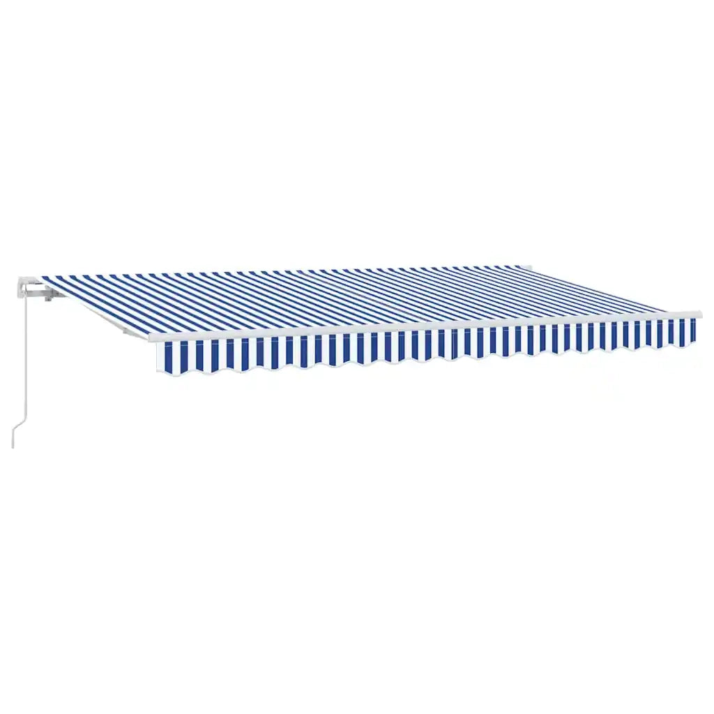 Tenda Retrattile Blu 350 x 200 cm Tessuto 3329621