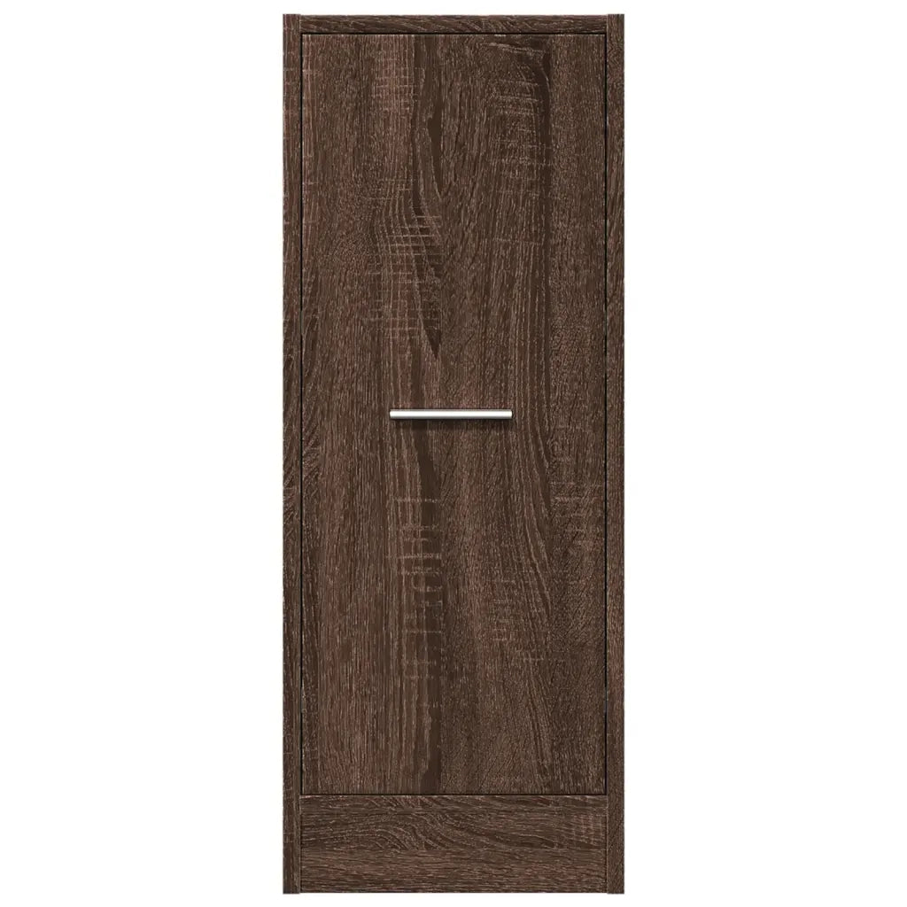 Armadietto da Farmacia Rovere Marrone 30x41x77,5 cm Truciolato
