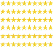 Punti Adesivi a Stelle d'Oro - Applicazioni Adesive - Punti Adesivi Decorati - 60 Pezzi - 2,9 cm - Materiale Sostenibile