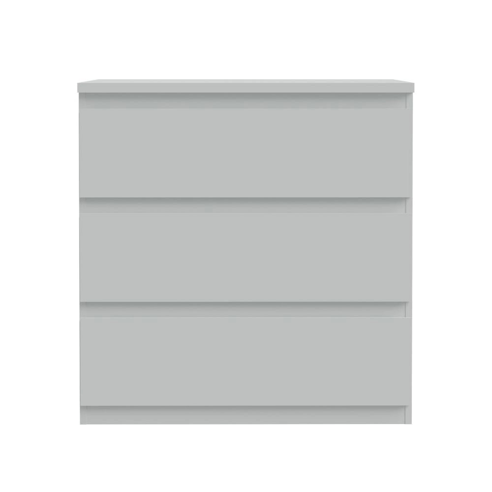 Cassettiera Morgan 3 cassetti grigio ghiaccio – 77.2x42.2x80H