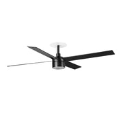 RUDDER RECESSED TEK 4 L Ventilatore nero/noce 3000K