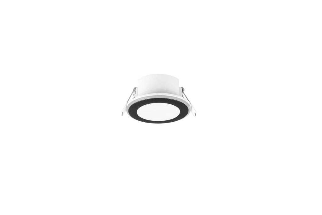 Faretto incasso LED Trio AURA nero 5W 3000K 450lm