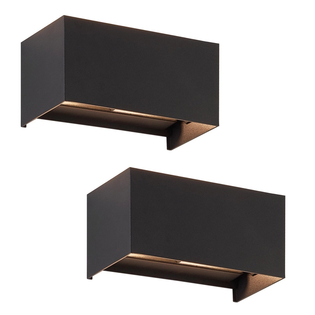 ZMH Applique da parete a LED per interni Applique da parete per esterni G9 bianco caldo IP65