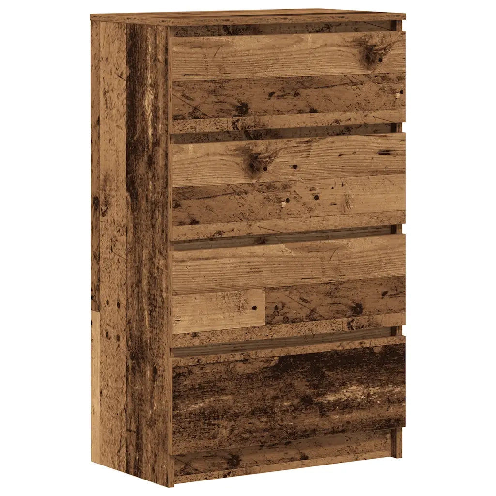 Credenza Legno Antico 60x35x98,5 cm in Legno Multistrato 861128