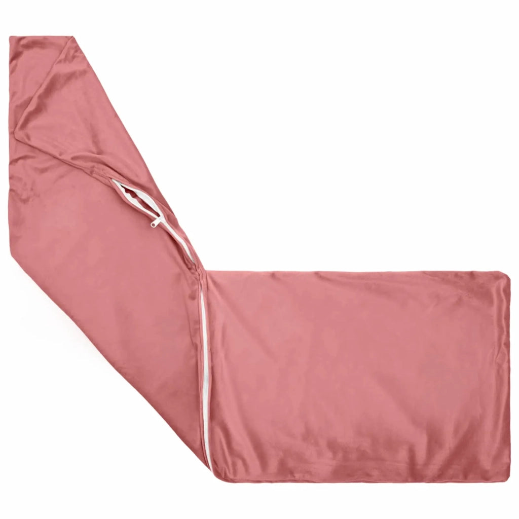 Cuscino con cuscino HEERLEN Rosa 40 x 145 cm Velluto 926105
