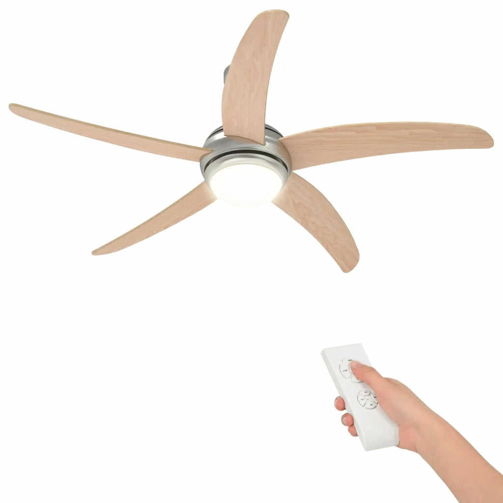 Ventilatore da soffitto con luce Ø 130 cm Sonoma 42035659